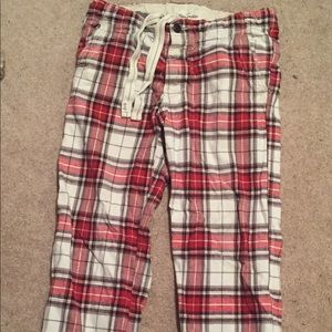 Abercrombie and Fitch Large Red Plaid Pajama Pants
